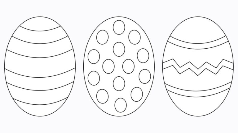 Free Easter Egg Template 9 Easy Crafts The Craft at Home Family
