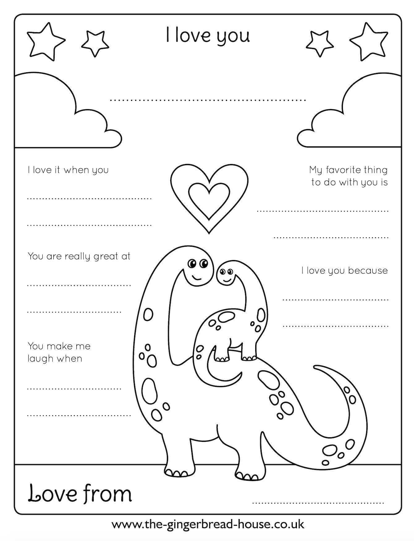Free Father s Day Colouring Sheet And Printable The gingerbread house co uk Free Father s Day Colouring Sheet And Printable The gingerbread house co uk