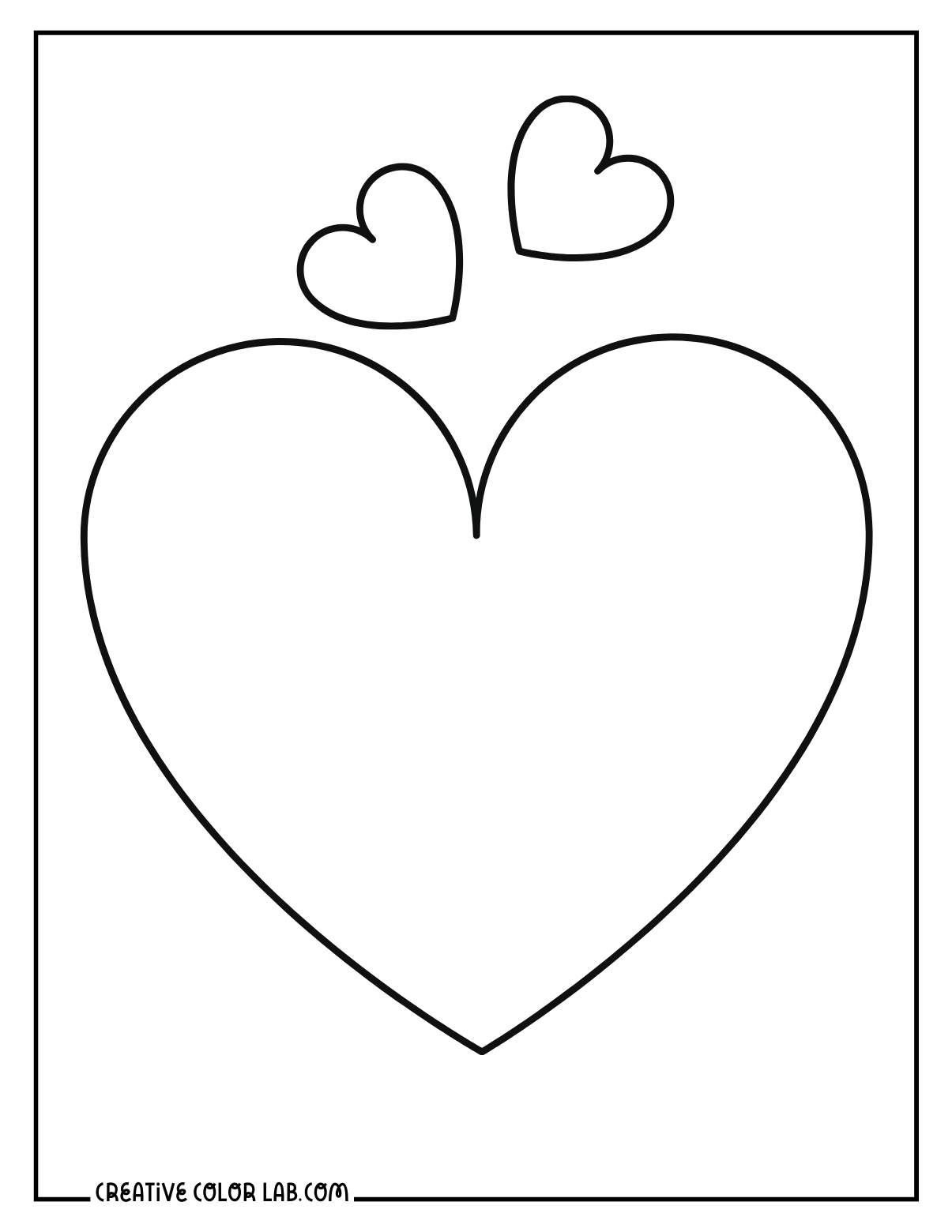heart template to print heart template to print