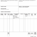 Free International Commercial Invoice Templates PDF EForms