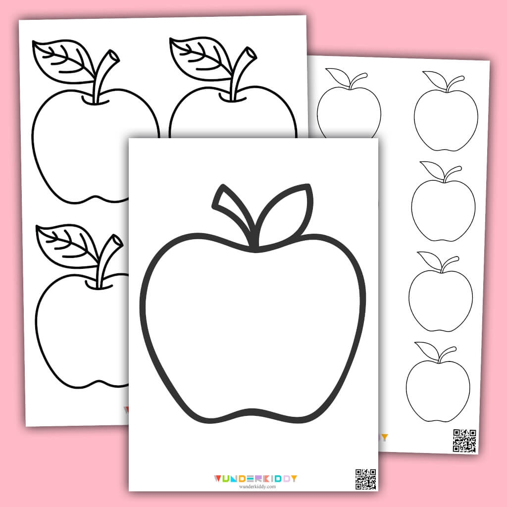 printable apple pictures to color printable apple pictures to color