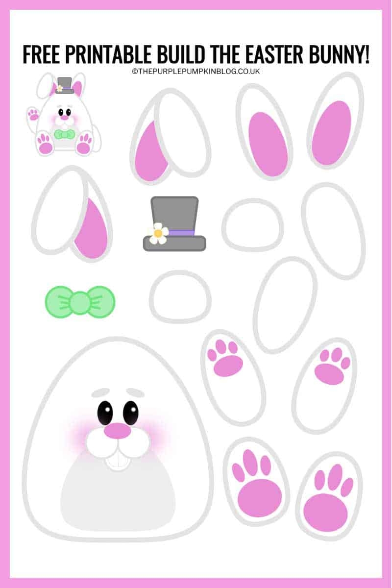 build a bunny printable