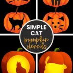 Free Printable Cat Pumpkin Carving Stencils Get Into The Halloween Spirit With Our Extensive Collection 