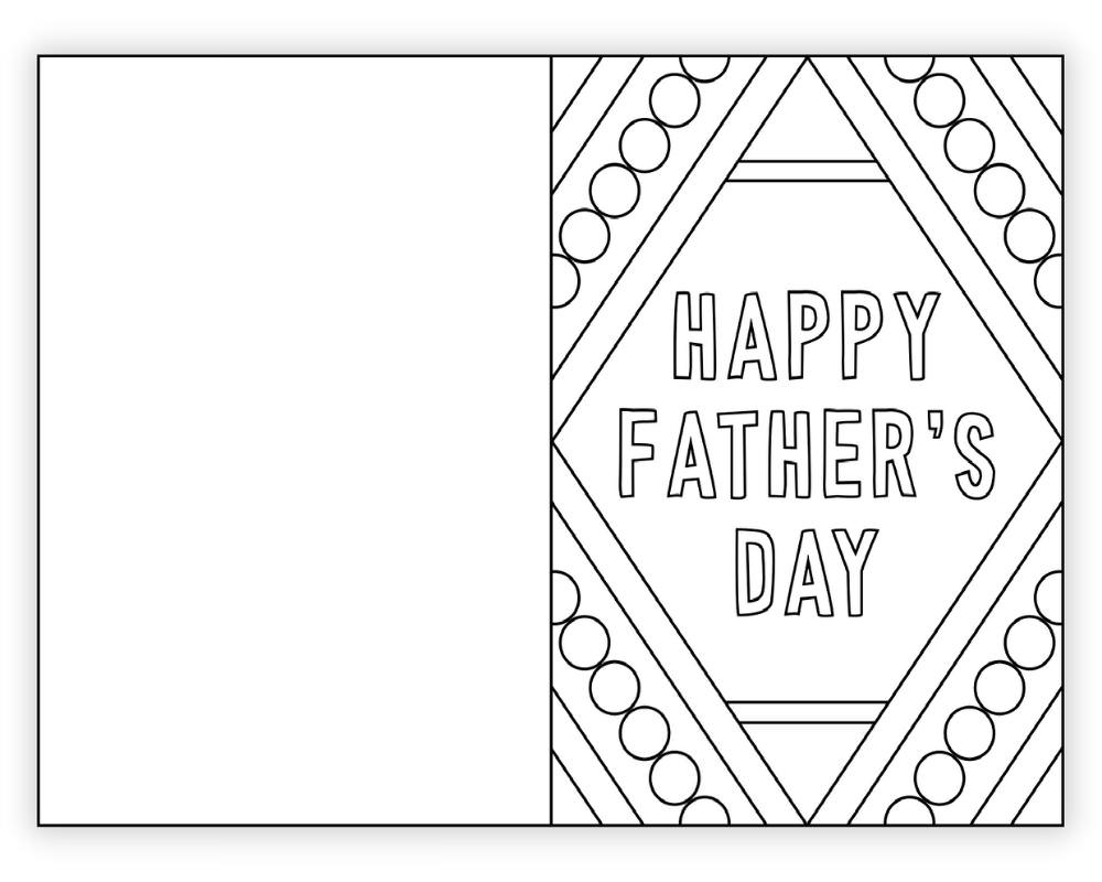 fathers day colouring pages printable