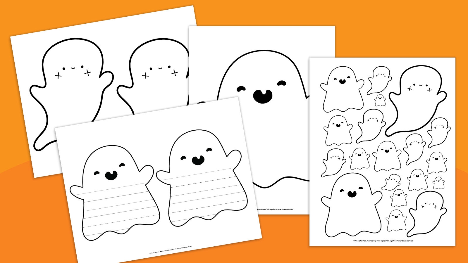 free printable ghost template