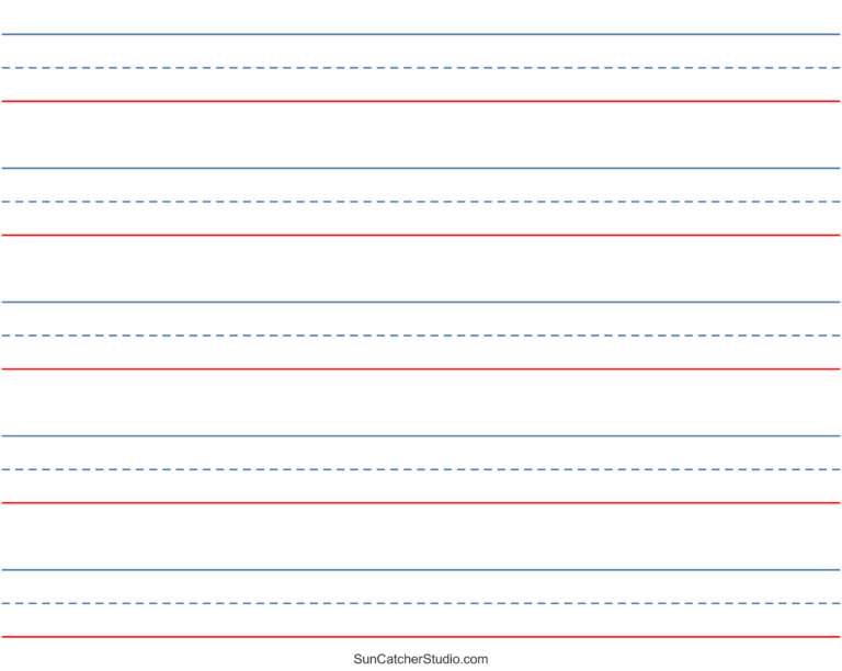 Free Printable Lined Paper Handwriting Notebook Templates Free Printables Monograms Design Tools Patterns DIY Projects