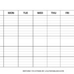Free Printable Monthly Planner Templates CalendarKart