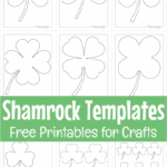 Free Printable Shamrock Templates Small Medium Large