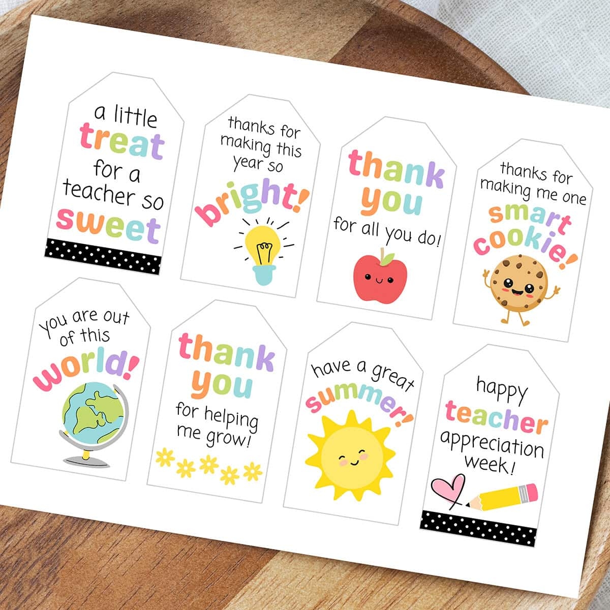 Free Printable Teacher Appreciation Gift Tags Aubree Originals Free Printable Teacher Appreciation Gift Tags Aubree Originals