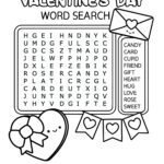 Free Printable Valentine s Day Word Search For Kids Cute Coloring Pages For Kids