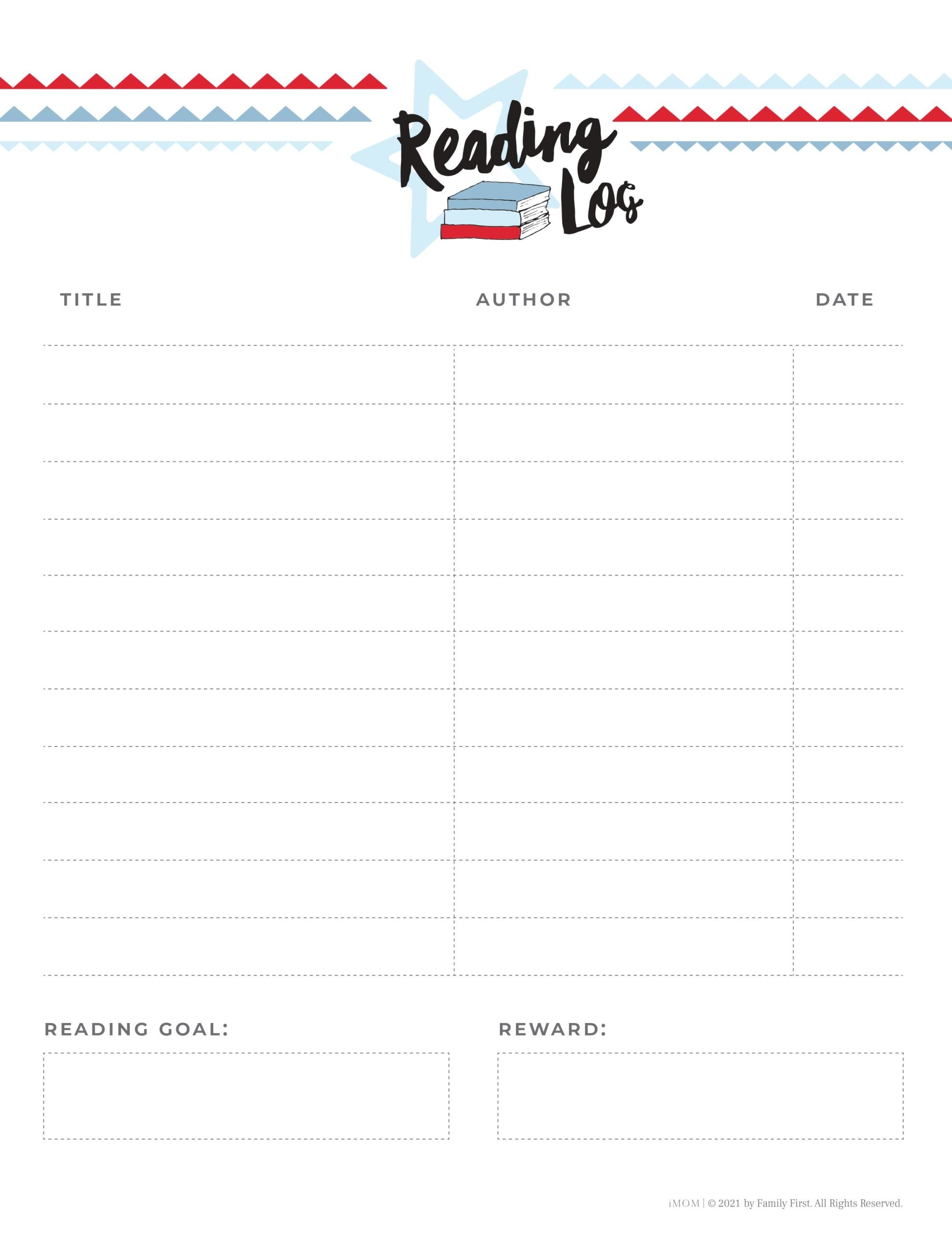 Free Reading Log Printable For Kids IMOM Free Reading Log Printable For Kids IMOM