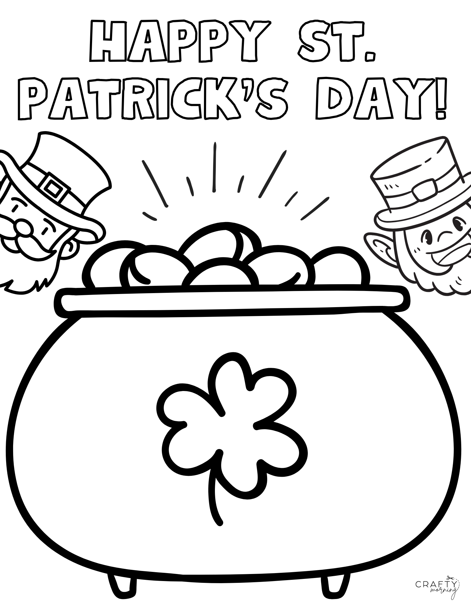 Free St Patrick s Day Coloring Pages Crafty Morning Free St Patrick s Day Coloring Pages Crafty Morning