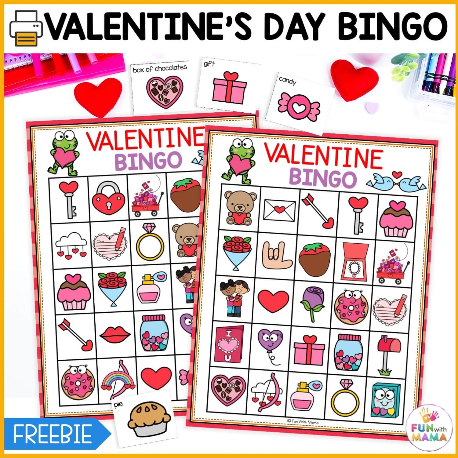 valentine's day bingo printable valentine's day bingo printable