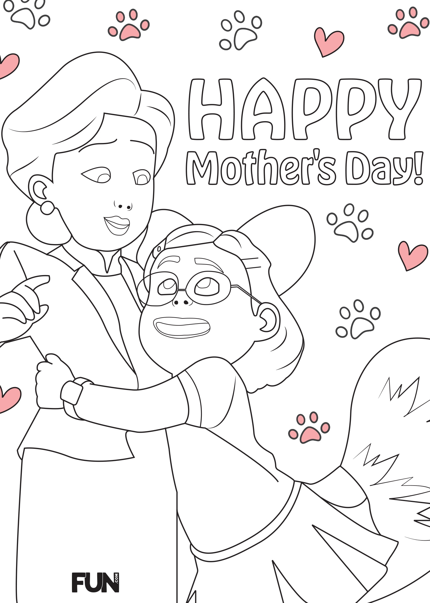 Geeky Mother s Day Coloring Cards To Win Mom Points Printables FUN Blog