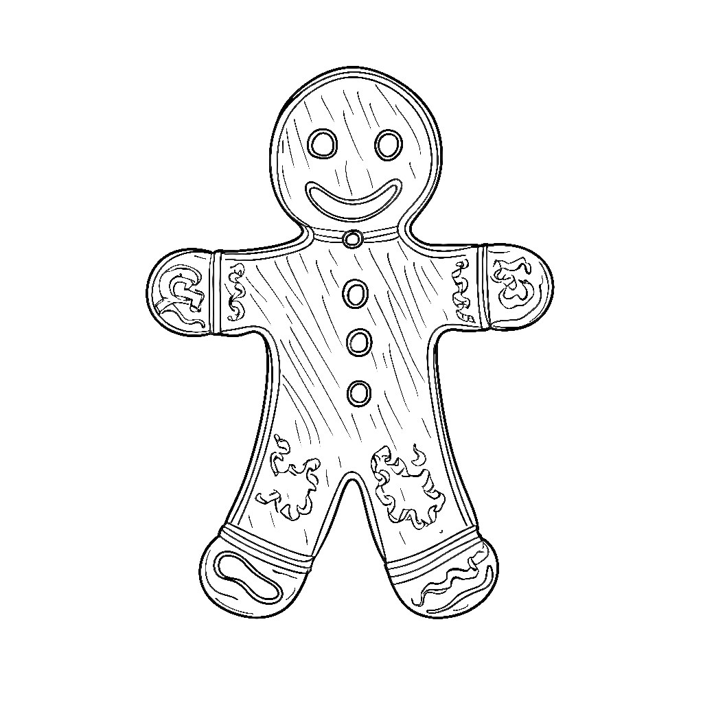 Gingerbread Man Coloring Page Coloring Corner Gingerbread Man Coloring Page Coloring Corner