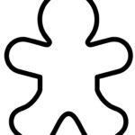 Gingerbread Man Shape Printable Landing Page