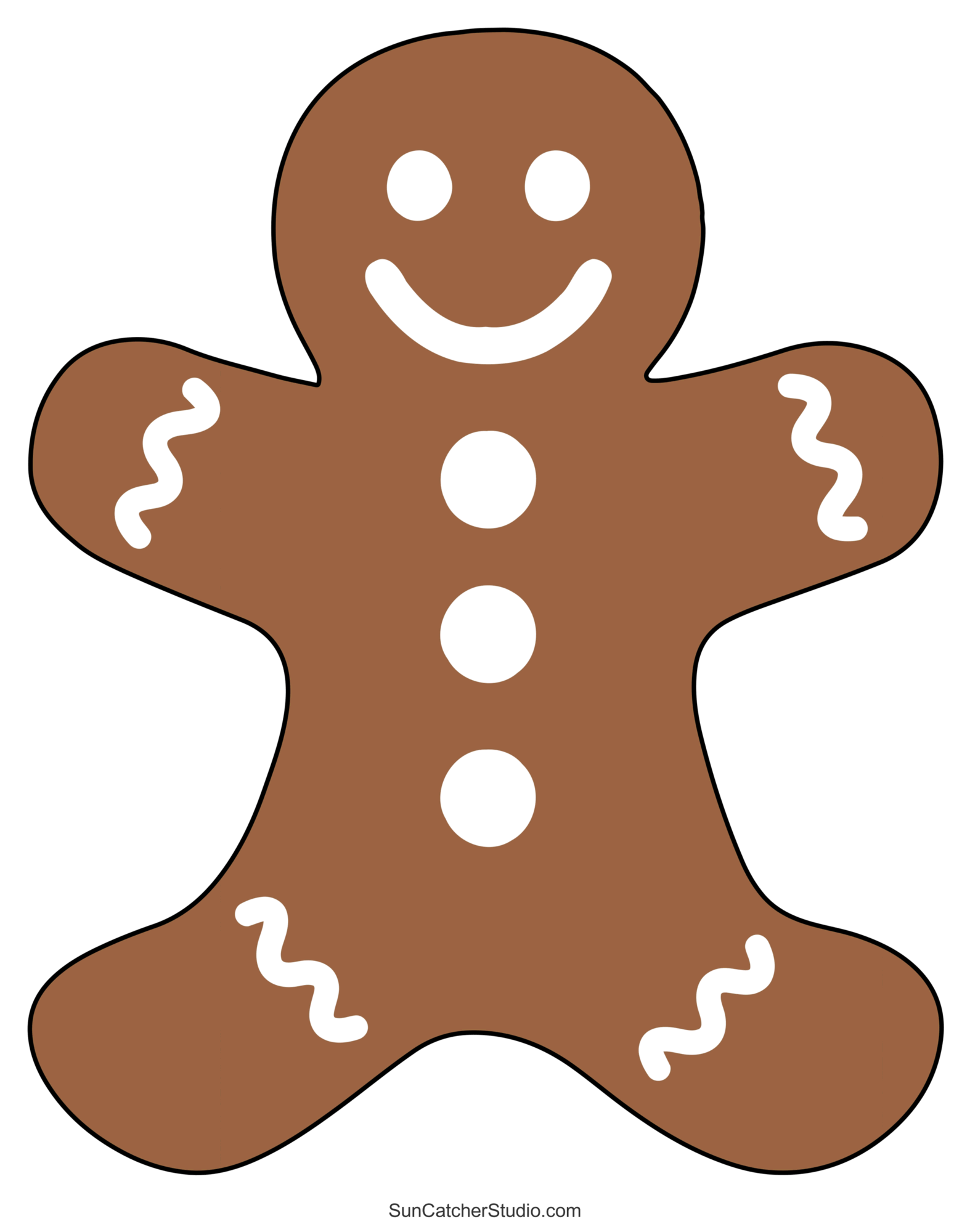 Gingerbread Man Templates Printable Outlines And Patterns Free Printables Monograms Design Tools Patterns DIY Projects