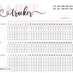 Habit Tracker Printable 43 Cute Free Printable Habit Trackers