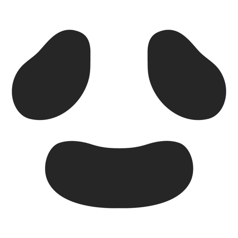 Halloween Ghost Face D 378011 Regular Cut