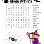 Halloween Word Search Free Printable Puzzles Free Printables Monograms Design Tools Patterns DIY Projects