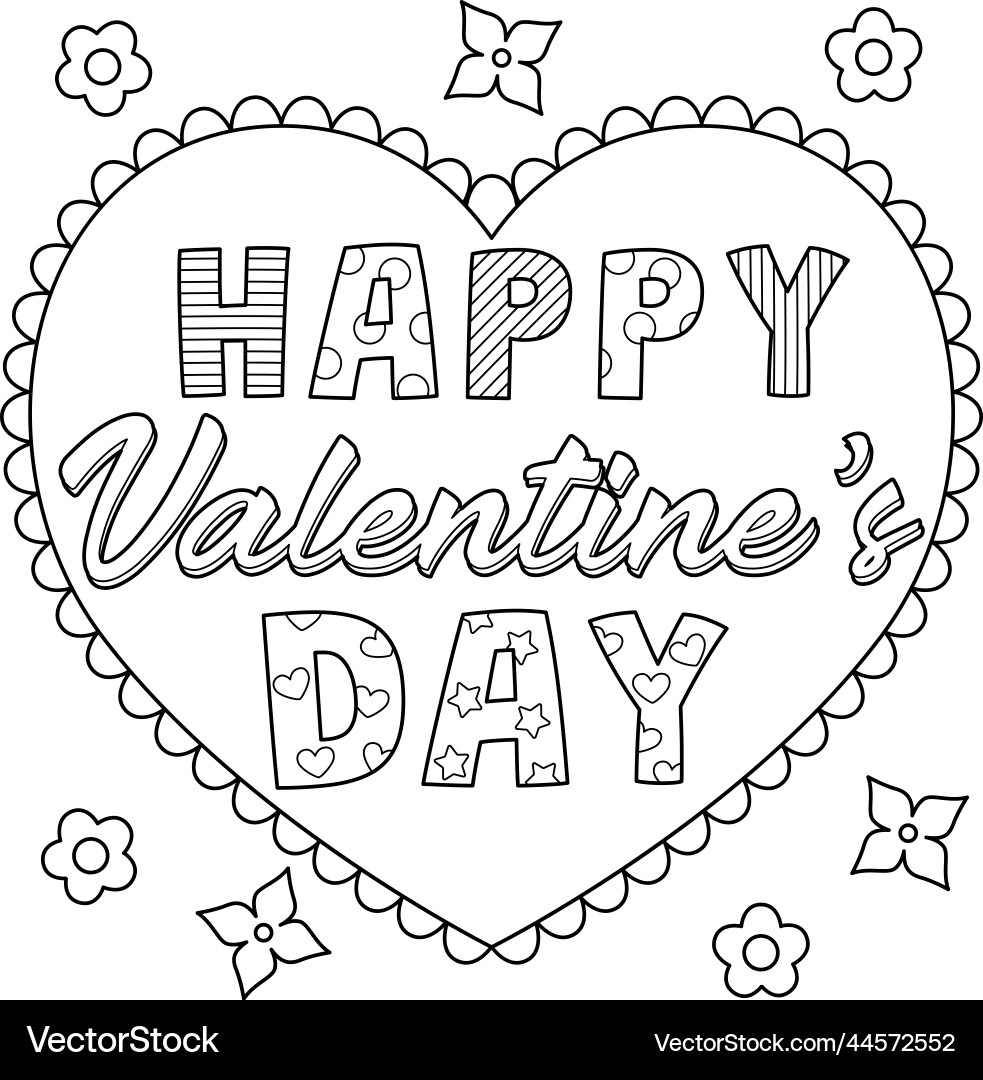 happy valentines coloring pages