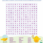 Hop Into Easter Fun With Printable Easter Word Search