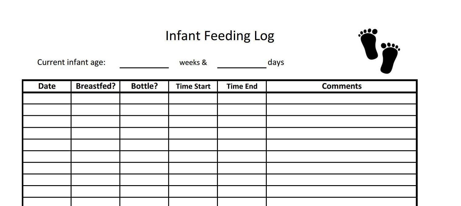 Infant Newborn Feeding Log Keep Track Of Your Baby s Feeds Etsy Infant Newborn Feeding Log Keep Track Of Your Baby s Feeds Etsy