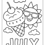July Coloring Pages Free Fun Summer Printables 