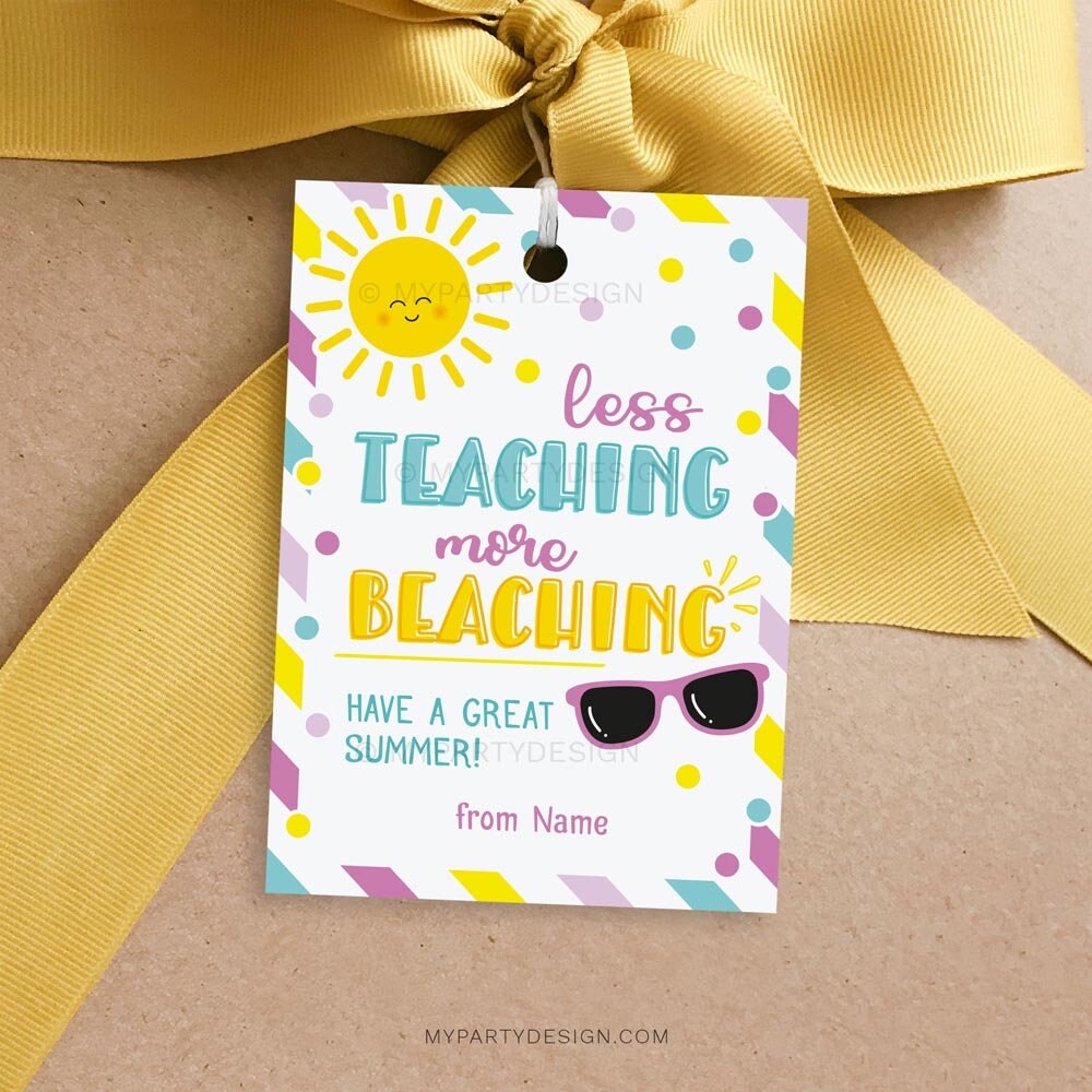 free printable teacher summer gift tags free printable teacher summer gift tags