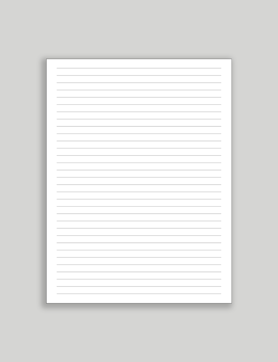 Lined Paper Free Printable PDF Download SortOutMy Life