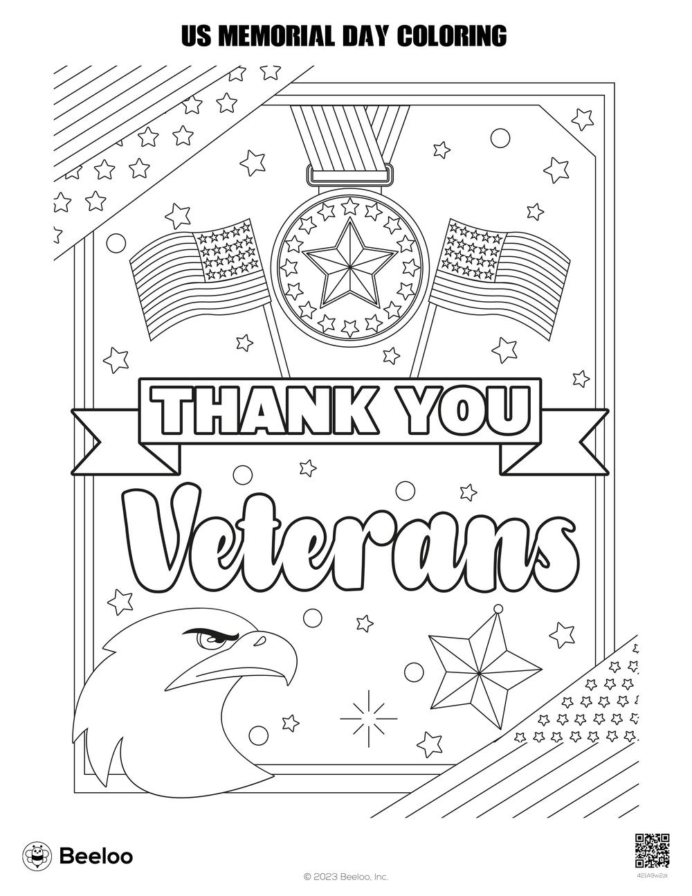 Memorial Day themed Coloring Pages Beeloo Printable Crafts And Activities For Kids