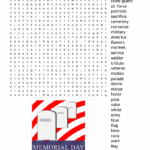 Memorial Day Word Search WordMint