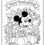 Mickey Mouse Thanksgiving Coloring Page 9 Coloring Sheets Cute Animals Coloring Pages
