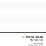 Micro Ruled Notebook Extra Narrow Micro Ruled Paper 120 Pages 60 Sheets No Margins 8 5 X 11 Inches Overview Desk 9798711606550 Amazon Books