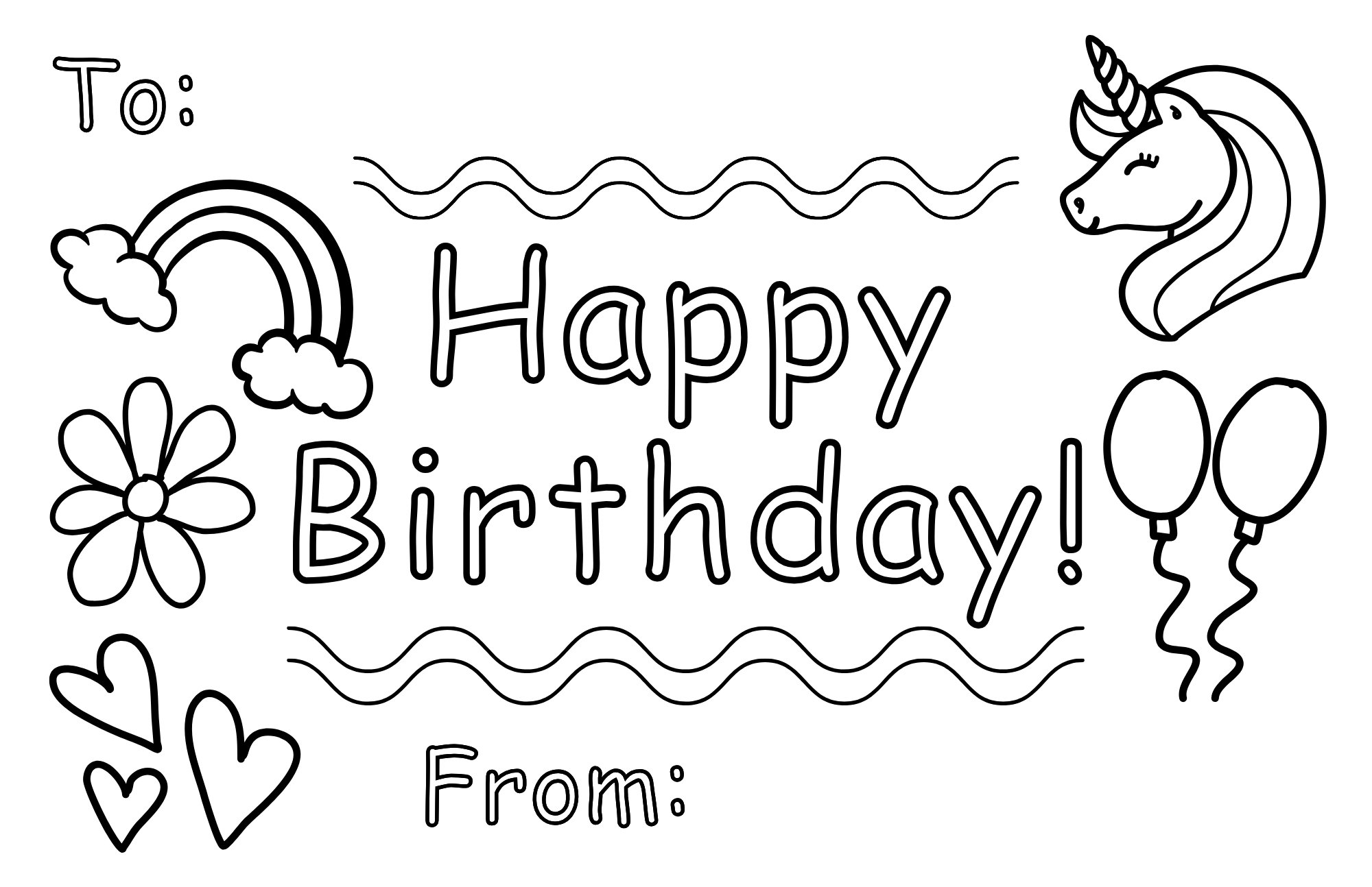 Printable And Coloring Birthday Card For Kids DIY Birthday Card For Kids Coloring Card To Make At Home Pictures To Trace To Make A Card Etsy Printable And Coloring Birthday Card For Kids DIY Birthday Card For Kids Coloring Card To Make At Home Pictures To Trace To Make A Card Etsy