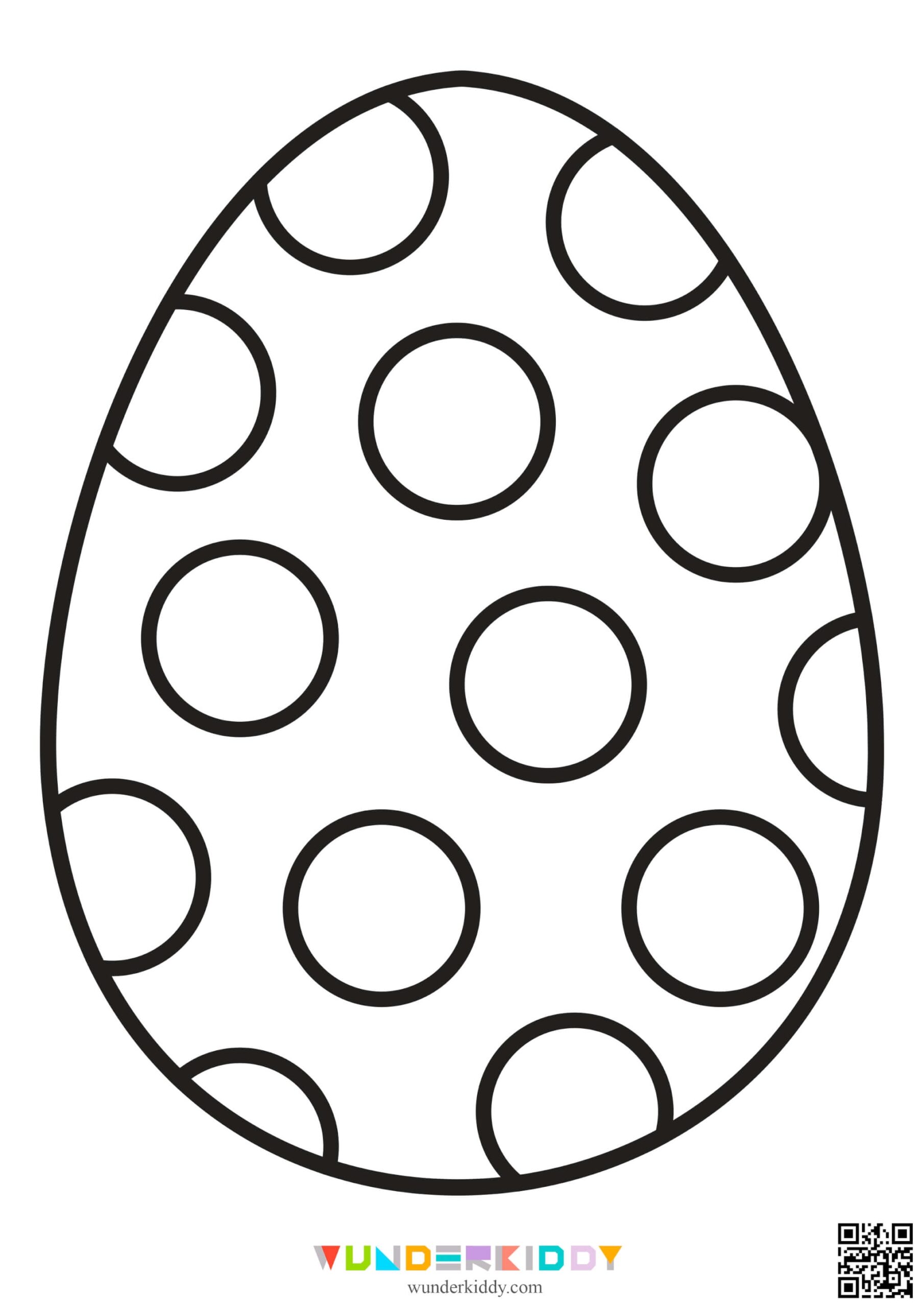 template of an easter egg template of an easter egg