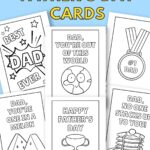 Printable Father s Day Cards To Colour Gathering Beauty