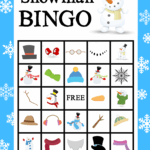Printable Snowman Bingo Game Crazy Little Projects