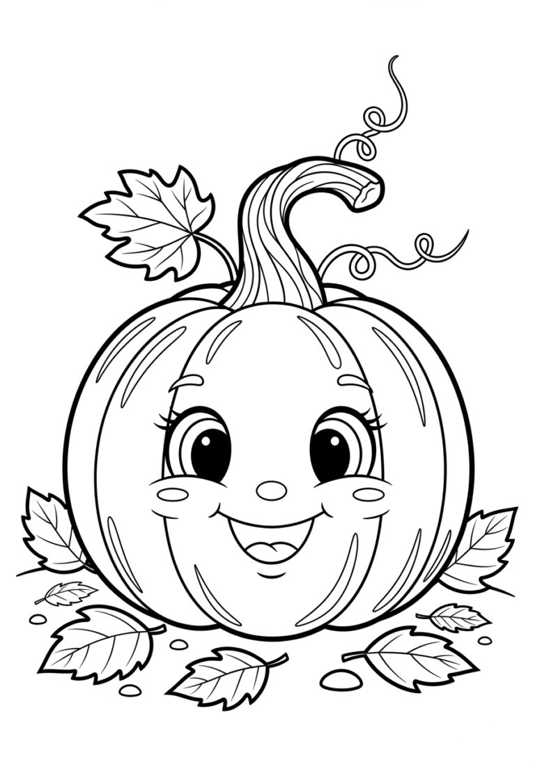 Pumpkin Coloring Activity Fun Printable For Kids