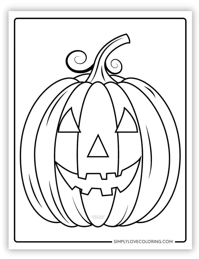 color a pumpkin printable page color a pumpkin printable page