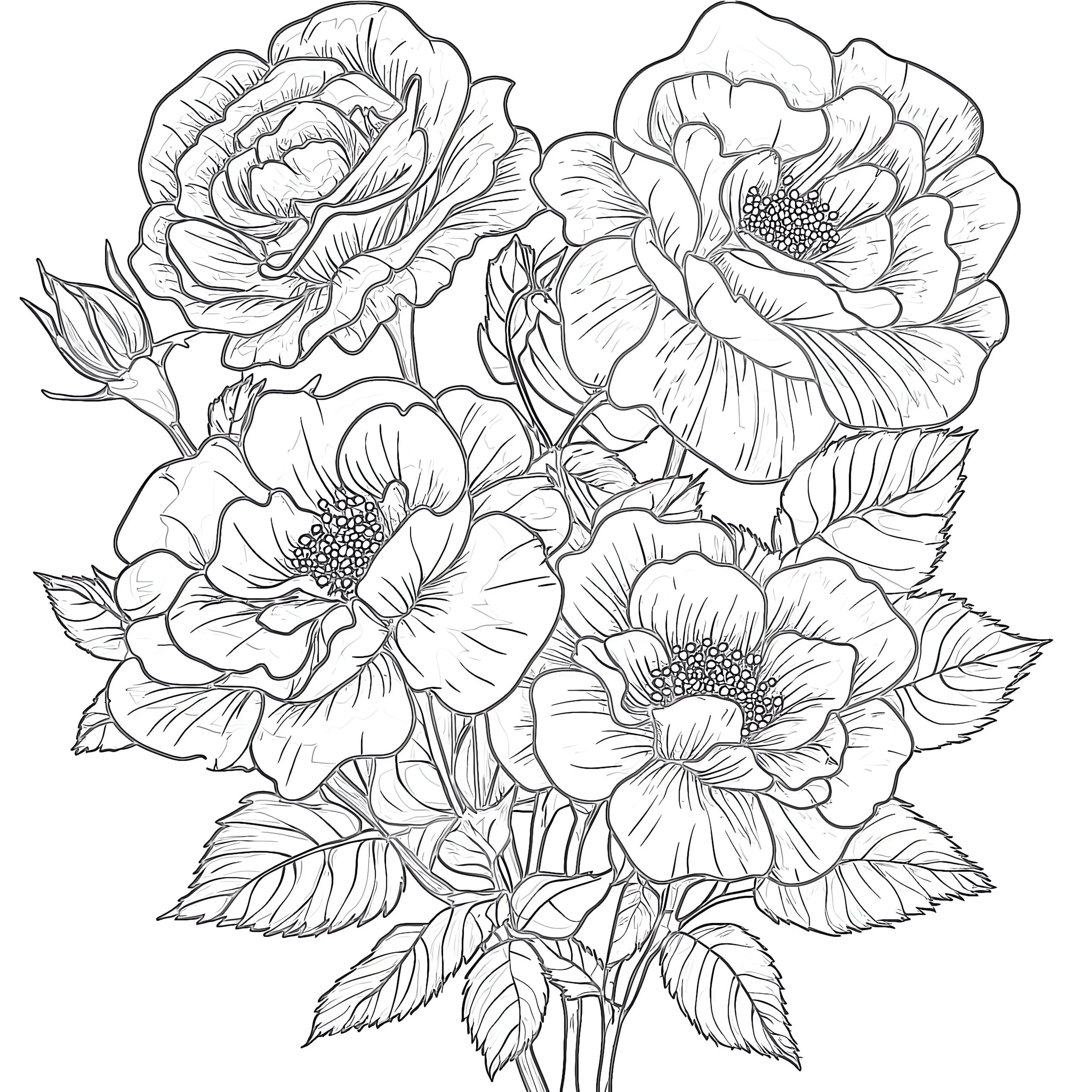 flower coloring pages to print flower coloring pages to print