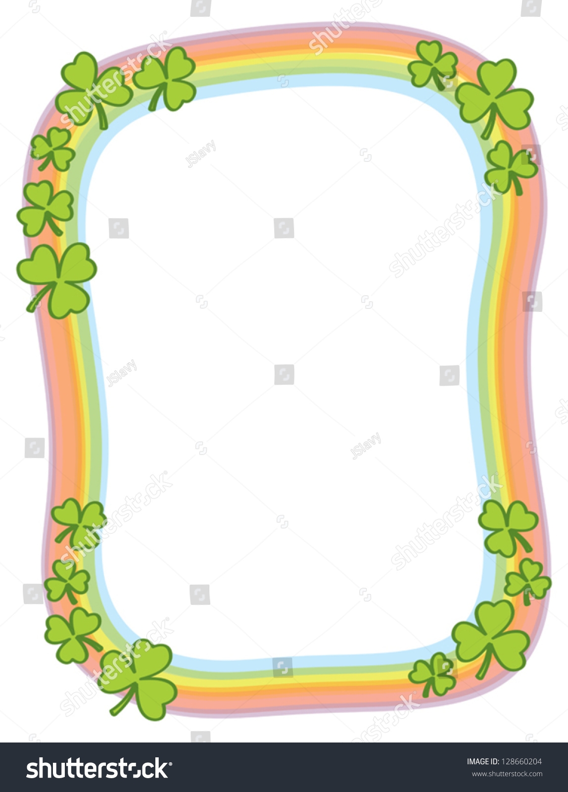 Shamrock Rainbow Border Saint Patricks Day Stock Vector Royalty Free 128660204 Shutterstock Shamrock Rainbow Border Saint Patricks Day Stock Vector Royalty Free 128660204 Shutterstock