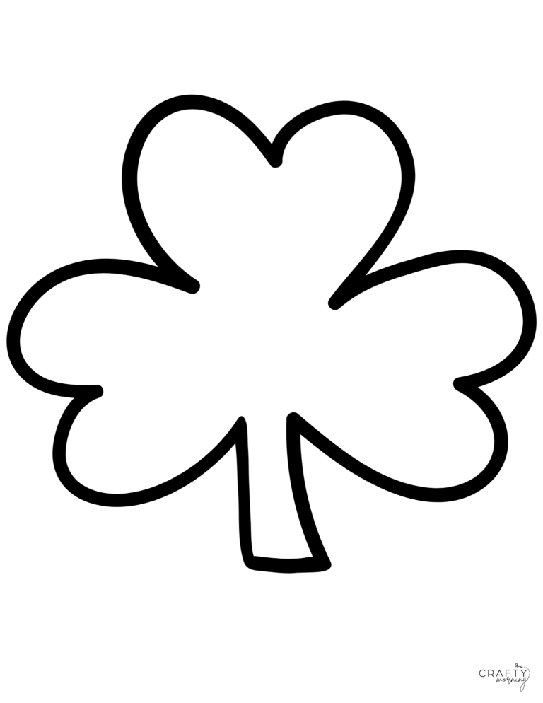 Shamrock Templates To Print Crafty Morning