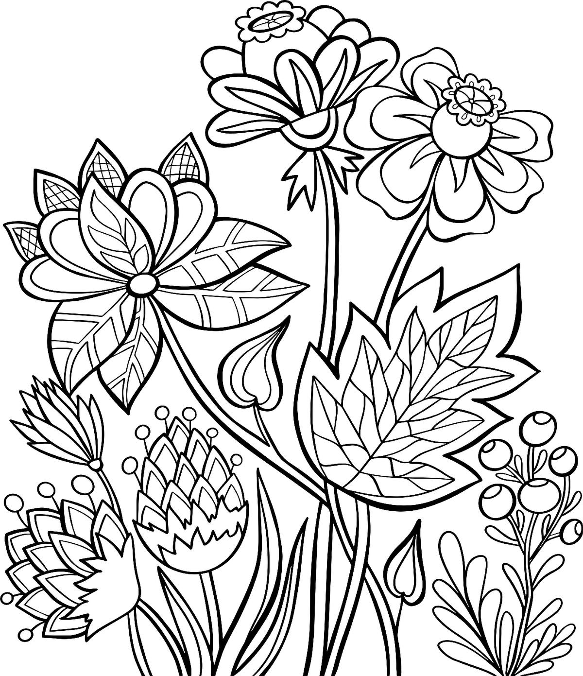 free coloring sheets flowers free coloring sheets flowers