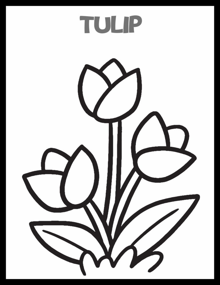 Spring Flowers Coloring Pages Made By Teachers