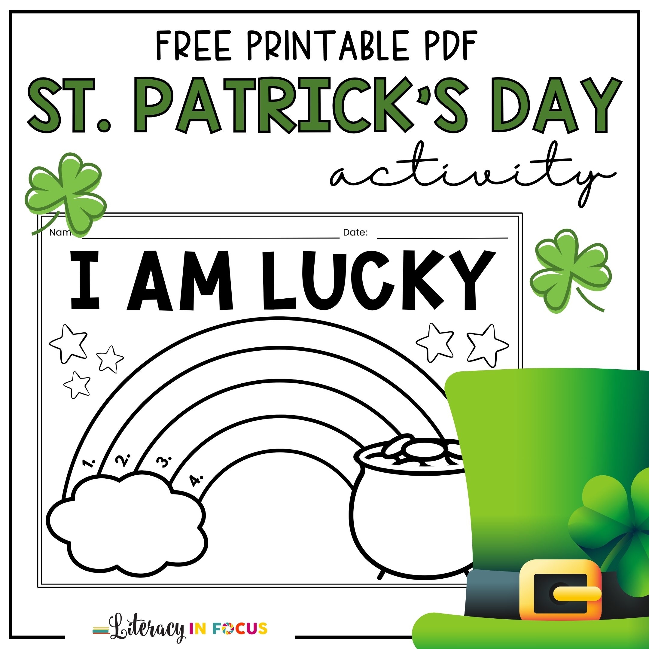 happy st patricks day free printable pdf