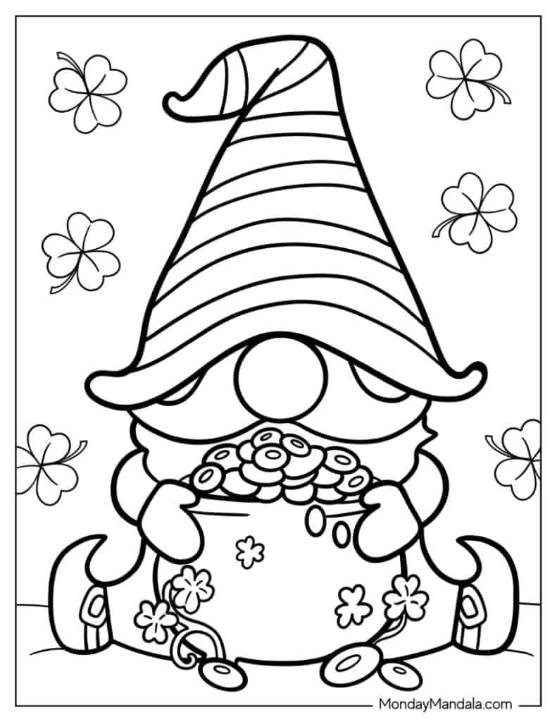 st patricks day coloring pages