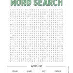 St Patrick s Day Word Search Cute Free Printables SaturdayGift
