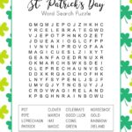St Patrick s Day Word Search Skip To My Lou