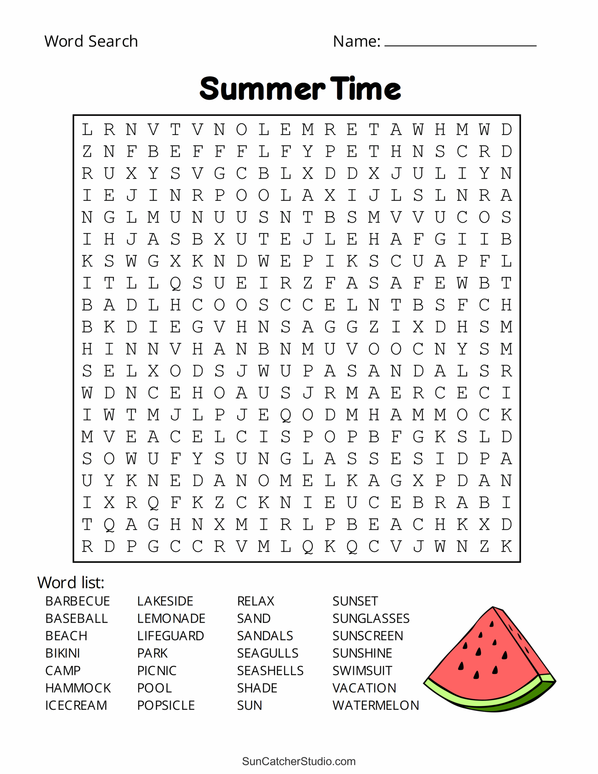 Summer Word Search Free Printable Puzzles Free Printables Monograms Design Tools Patterns DIY Projects Summer Word Search Free Printable Puzzles Free Printables Monograms Design Tools Patterns DIY Projects